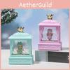 Lovely Lolita Style Resin Music Box Bedroom Bedside Star Light Creative Gift For Girls