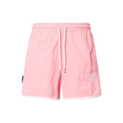 Bordado de Letras Shorts Casuais Respiráveis Feminino Shorts Rosa 623477-63