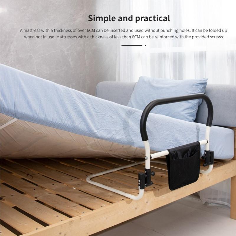 Frame Household Stand Up Assistance Tool Carbon Steel Elderly Bedside Armrest Foldable Widened Pregnant Women Armrest