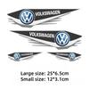 Car Triangle Windows Side Window Body Stickers Decals For VW Golf Passat Jetta Beetle CC Bora Polo Touareg Tiguan decorateAL8