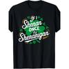 If I Shenan Once Ill Shenanigan Lucky Shamrock  for Daily Wear 2025 Summer Trendy Streetwear Fashion Top Quality