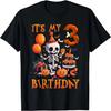 Kids Boo It's My 3rd Birthday Halloween Skeleton 3 Years Old T-Shirt