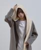 Ladeuedisyeon Lad Wool Knit Hooded Muffler_Ivory