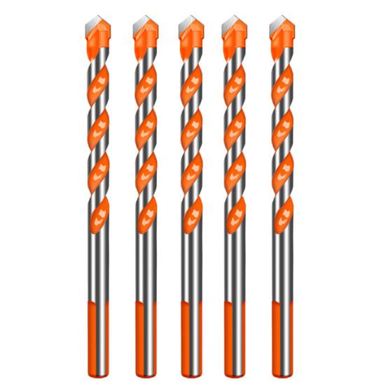 5/10Pcs Triangular Drill Bits Set Sharp Tip High Strength Hard Alloy Multifunctional Masonry Punching Drill Bits for Ceramic Tile Marble Concrete
