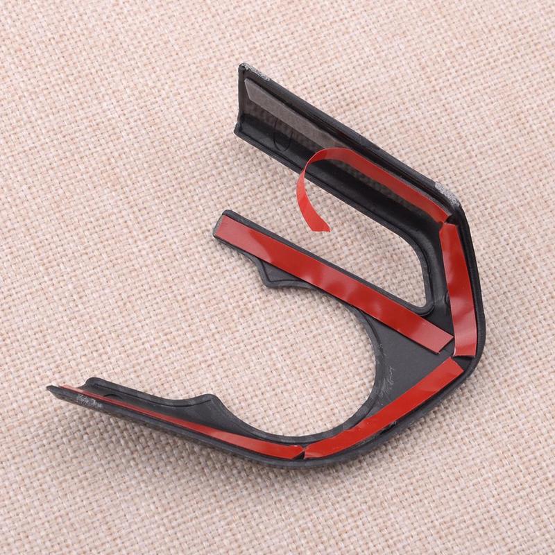 3pcs Carbon Fiber Style Interior Steering Wheel Button Decoration Cover Trim Fit For Toyota Corolla -