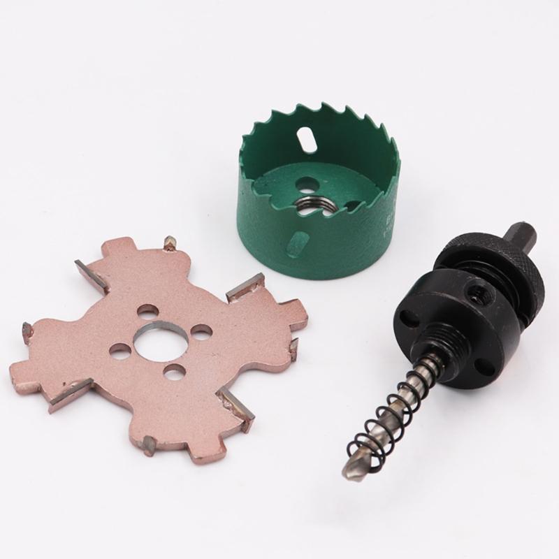 Hole Saw Cutter H.S.S Drill Bit Woodworking Hole Cutter with High Precision Cutting Teeth for Downlight Gypsum Board