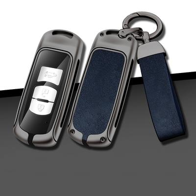 Metal Leather Car Key Case For Mazda 2 3 5 6 Gh Gj Cx3 Cx5 Cx9 Cx-5 Cx Accessories Holder Shell Protect Set Car-Styling