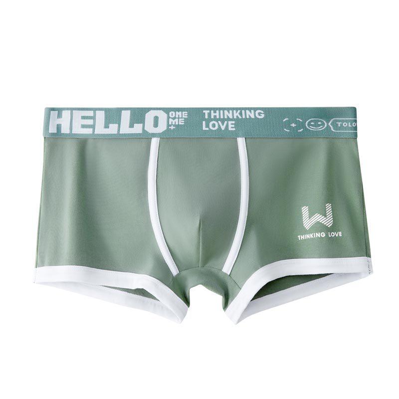 Plus Size Men's Spring and Summer Cotton Breathable Sport Boxer Briefs