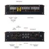 Wudi Audio Systems, 4 Channel Car Amplifier, 4 X 100W 4 16 Ohm Stable Audio Power Amplifier