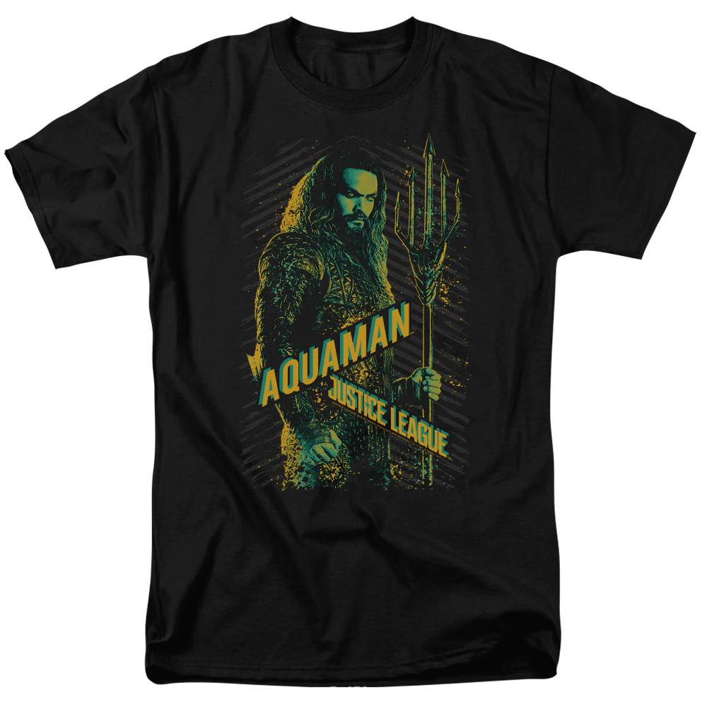 

Justice League Movie Aquaman Mens T Shirt Black S