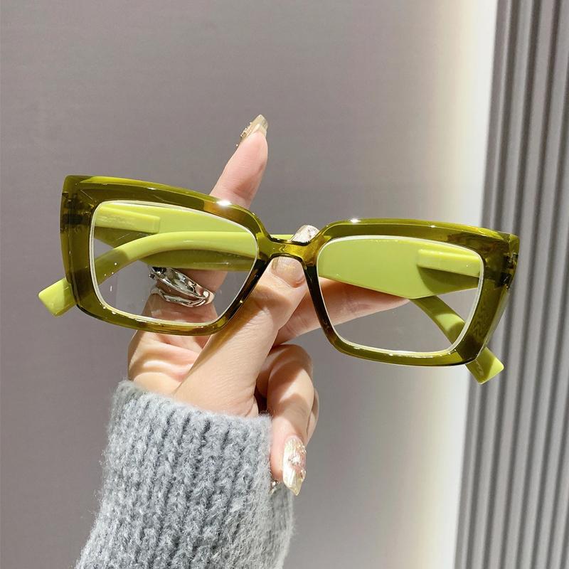 Men's New Classic Square Frame Blue Light Blocking Presbyopia Glasses Women's High-definition Fashion Reading Glasses+1.0 To+4.0