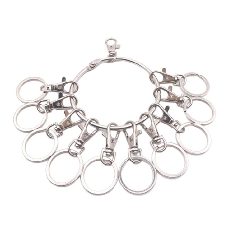 Portable Key Management Holder Keyring Heavy Duty Keychain Holder for Office