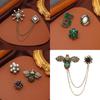 Vintage Baroque Cheetah Animal Brooch With Alloy Electroplated Decorative Pin For Women And Men