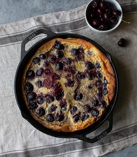 LODGE Cast Iron Pan with Loop Handle, L10SKL, 12 inches