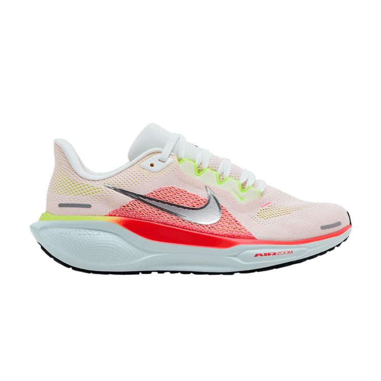 

Nike Air Zoom Pegasus 41 Белый Саммит Ярко-малиновый (Женский) 35.5