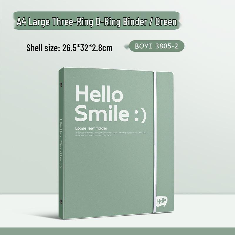 

A4 Multi-Layer Ring Binder Folder - Large Capacity Document Holder with High-Quality Design for Office Use Folder