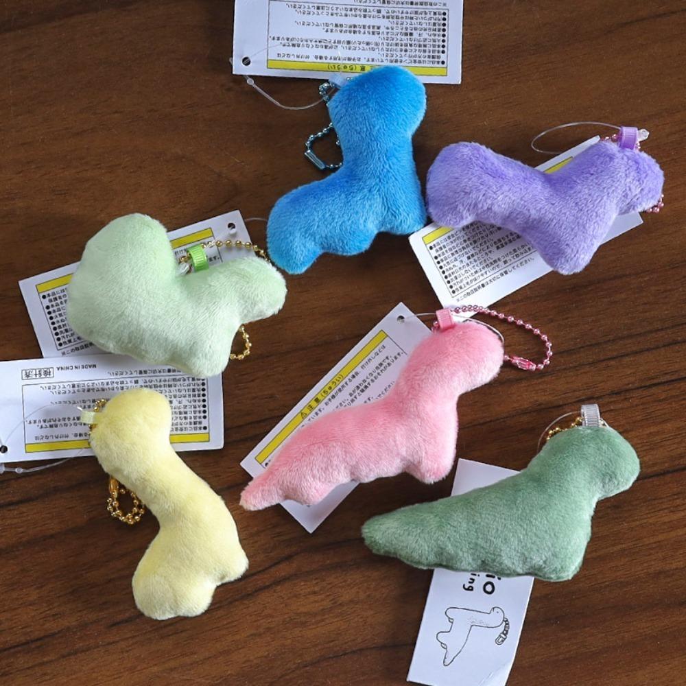 

Брелок с плюшевым динозавром из мультфильма, плюшевая мягкая игрушка в виде динозавра, сумка-подвеска, кукла-динозавр, кулон для детей синий