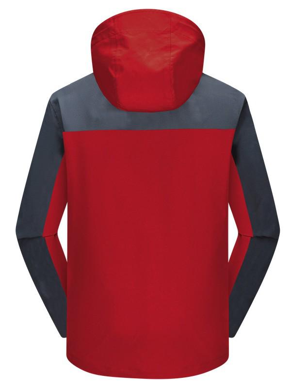 Hochwertige wasserabweisende Kapuzen-Bergsteigerjacke für Damen & Herren - Helle Farbe, Regendicht, Ideal für Business-Teams & Reisen