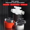 BUC Series Pneumatic Manual Valve Leak Proof Sealing Quick Connect Fitting for Industrial Air Line Plumbing System