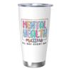 20 Oz Stainless Steel Tumbler Insulated Thermos Double-sided Print Travel Coffee Mug with Lid for Home Office Or Car