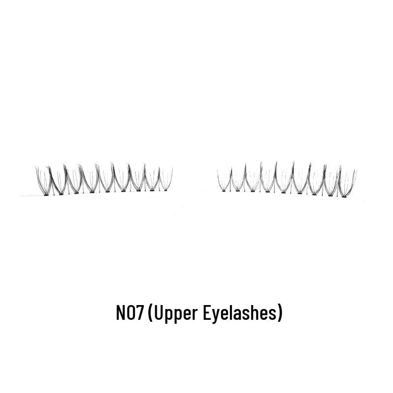 Ganzstreifen-Falsche Wimpern - A01, A02, A06, A07, H4, MC01, MT02, MC003 - Verschiedene Stile, Halbfertig.