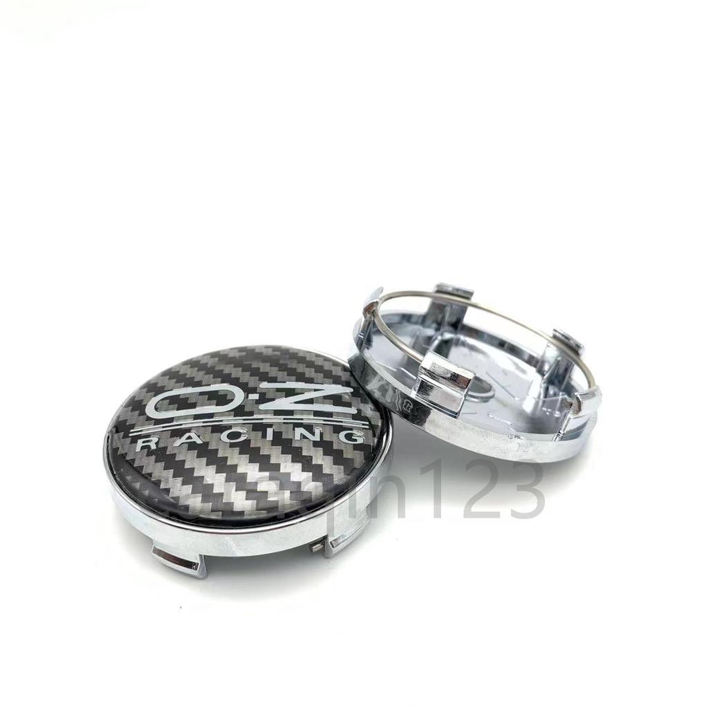 4 ΤΕΜΑΧΙΑ 60mm OZ Racing Καλύμματα Κέντρου Τροχού Αυτοκινήτου Σήμα Εμβλήματος Λογότυπο Τροχού Ετικέτα Αξεσουάρ Στυλ Αυτοκινήτου