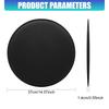 Black Sandblast Snares Drum Head Nonslip Surfaces Percussion Jazz And Snares Drum Head Cover for Practice And Performances