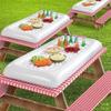 Multi-functional Inflatable Serving Bar PVC Pool Float Tray Inflatable Floating Tray  Camping
