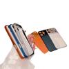 Frosted Drop-Proof Protective Back Cover for iPhone 16, Compatible with iPhone 14/15, Large Window Apple Logo Visibility.