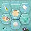 Bamboo Mosaic Coaster DIY Kit for Students and Kids