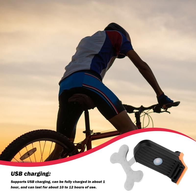 Bicycle Tail Light Waterproof Cycling Tail Light Rechargeable LED Bike Light Waterproof Cycling Accessories For City Bike