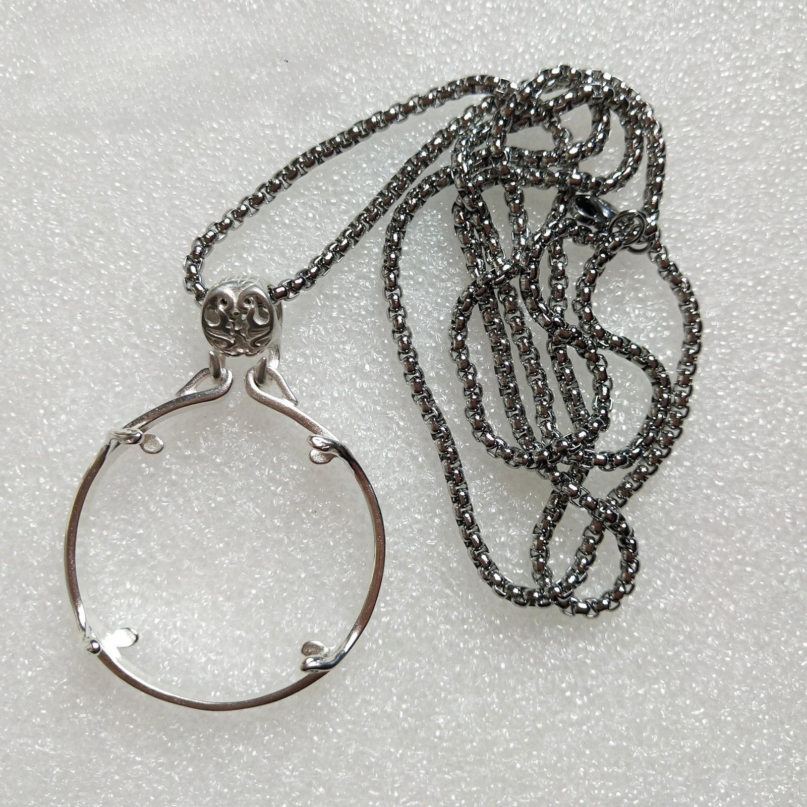 

38MM silver plated copper, Morgan silver dollar frame, pendant, vintage trend, commemorative coin protection frame, wrapped necklace