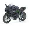 1: 18 Alloy Kawasaki H2R  Motorcycle Model Children'S Toy Scooter Model Boy Gift Cake Ornament