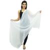Frauen indische Chunni Chiffon-Mischung lange Pom Fransen Dupatta Schals Damenmode