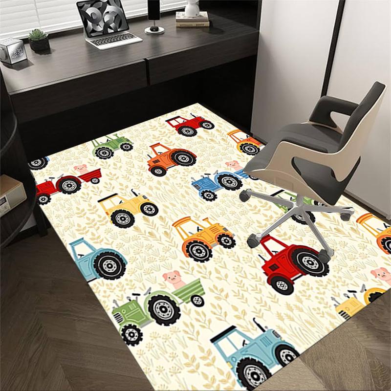 

1PC Tractors Piglets Extra Large Non-Slip Floor carpet, Office, family, bedroom, Studio - Large Area Rug Indoor Rugs, Vibrant Colors-W303 60cm by 90cm