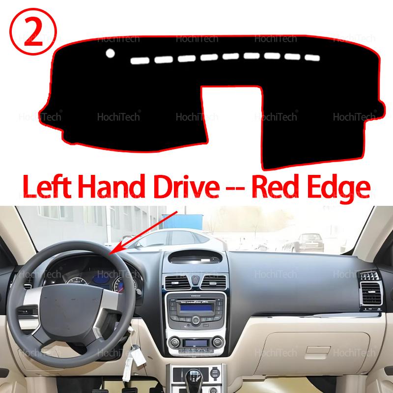 For Geely Emgrand EC7 2009-2016 Car Dashboard Cover Protective Pad Dash Board Sunshade Carpet Anti-UV Dashmat 2011 2012 2013