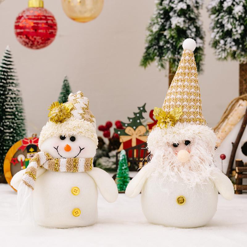 Snowman White Festive Plush Toy Charming Gnome Doll Versatile Christmas Piece Decoration