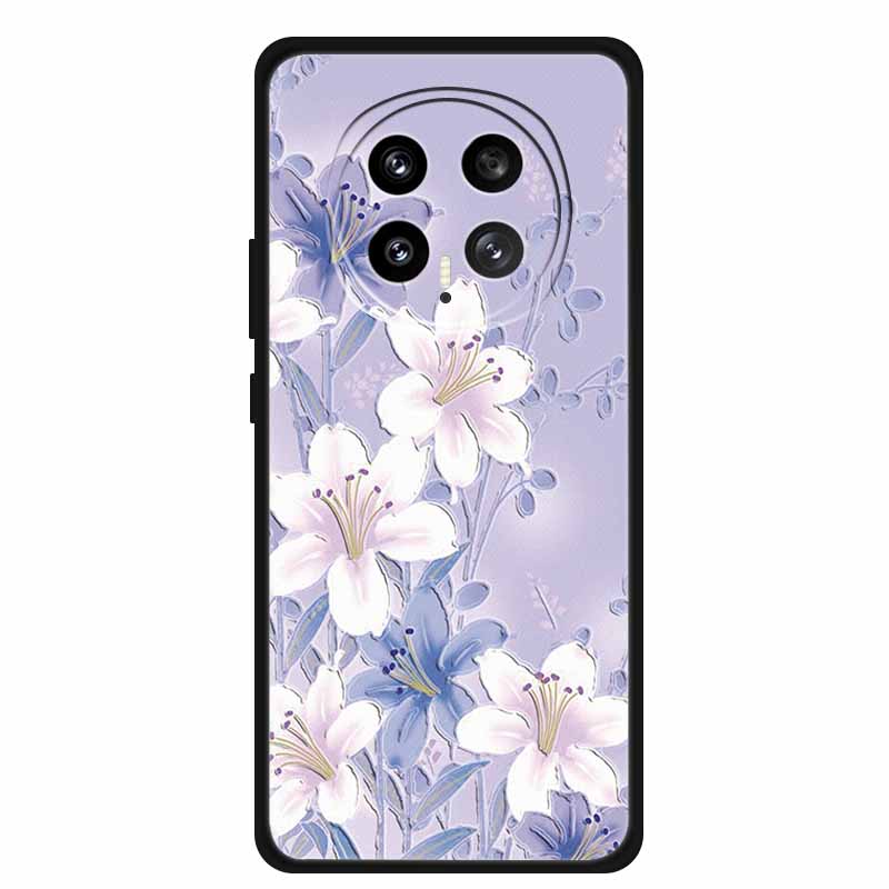 3D Emboss Case For Honor Magic 8 5G Phone Case 8 Pro Flowers Silicone Soft Coque Funda For Honor Magic8 Pro Back Cover Case Bag