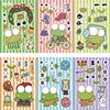 Toy Puzzle Cartoon Character Colobi Make A Face Sticker Handicraft Waterproof Repeat Sticker