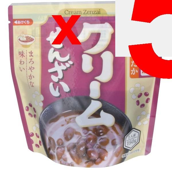 Wakayama Sangyo Warm Cream Zenzai in microwave Wagashi