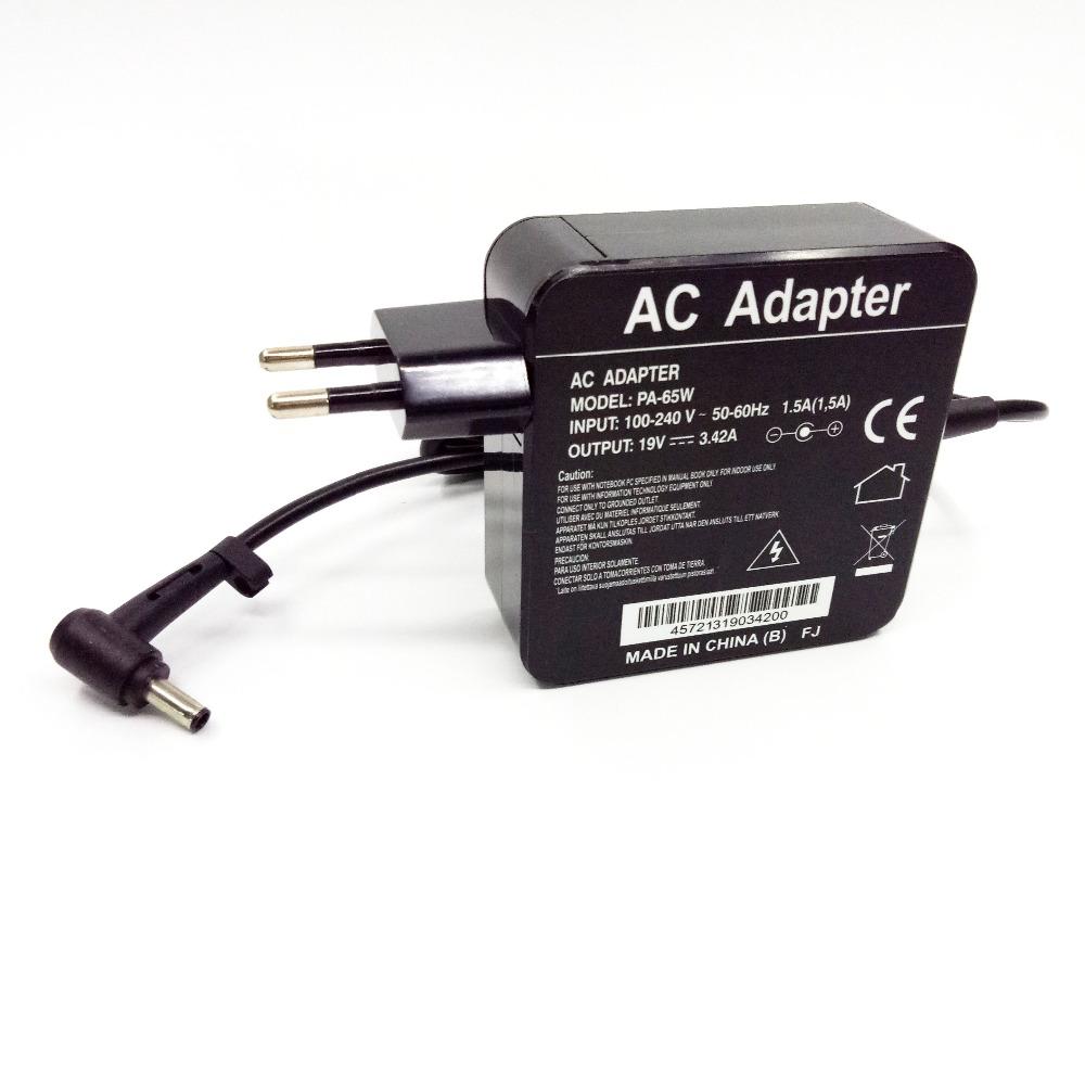 Laptop Adapter 19V 3.42A 65W 4.5*3.0MM Charger Laptop Adapter For ASUS X755J UX481 UX481FL UX480 UX480FD P553UJ PU301LA Zenbook