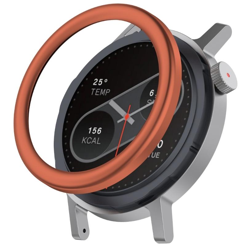 Aluminum Alloy Watch Frame With Reinforced Glass Screen Guard for CMF Watch P2 Smartwatch Scratch Resistance