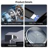 Compact Face Shaver Portable Men Travel Facial Hair Groomer Rechargeable Electric Razor Waterproof Cordless Shaver