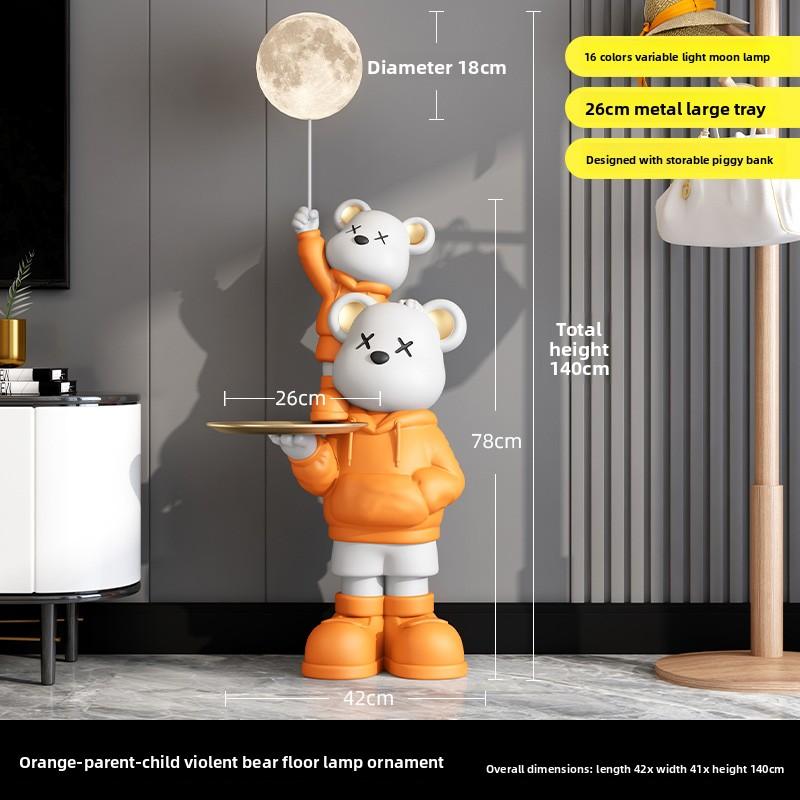 

Groot Figurines Living Room Moonlight Sofa Beside Storage Organizer Tray Piggy Bank Personal Cabinet Entrance Modern Room Decor оранжевый