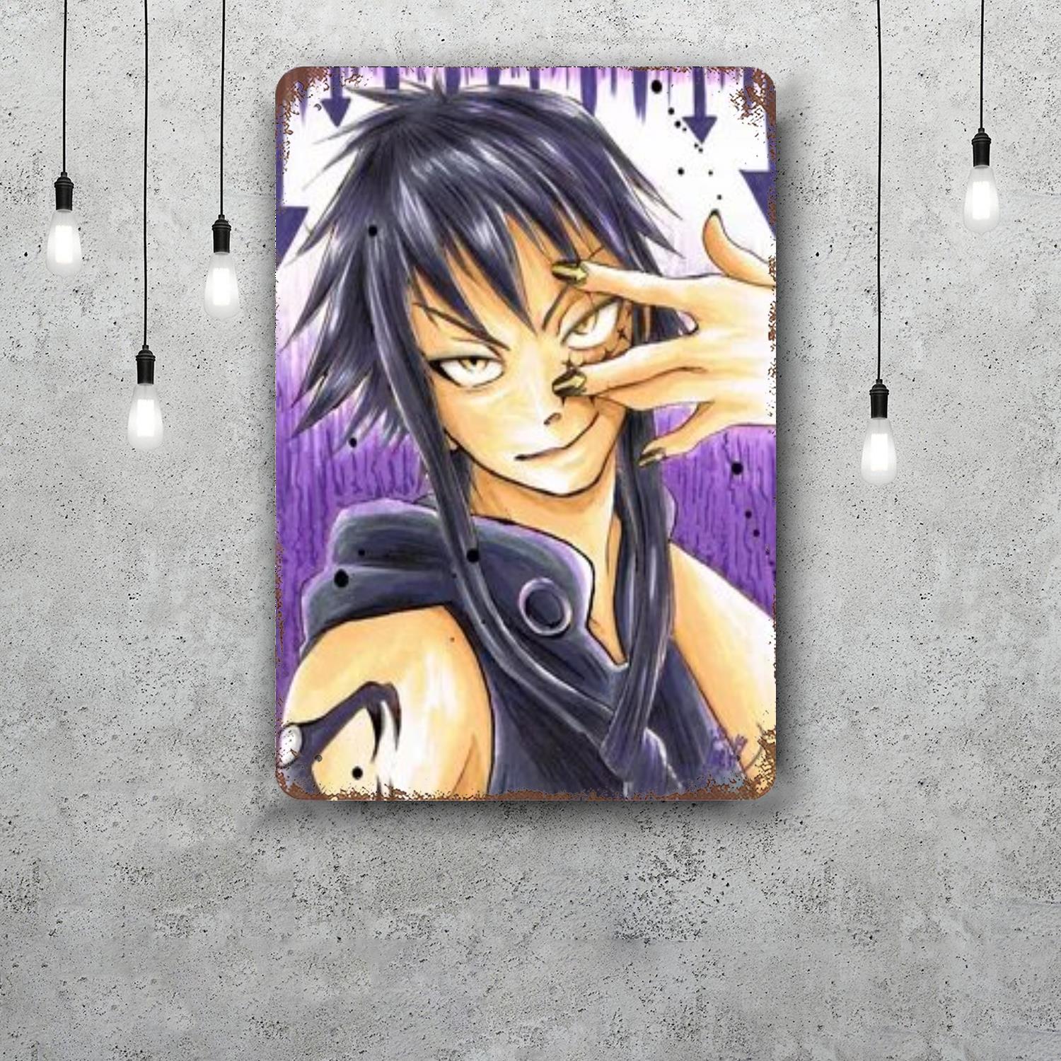 

soul eater comic book Decor Vintage Metal Signs Tin Signs Captain Poster Decor for Bar Pub Club Man Cave Wall Decoration 20x30cm（7.8x11.8inch）