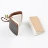 Pocket Leather Notebooks 1.25x1.88Inch Small Leather Journal Pocket Writing Pad For Women Keychain Bag Wallet Charm