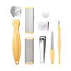 8/10 Pieces Foot Pedicure Set with Callus Remover Foot Files Foot Care Set Hard Skin Remover Set Feet Scrub for Daily