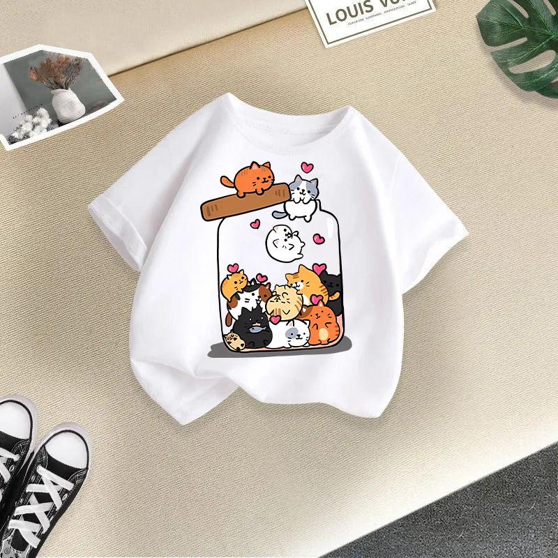 Children T-shirt 2-13Y Cute Cartoon Printed Kids 100% Cotton Clothes Tshirt Tops Tee Summer Kid T Shirt