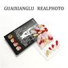 Reusable Plastic False Nail Design Easy Apply Lightweights Artificial Nail For Christmas
