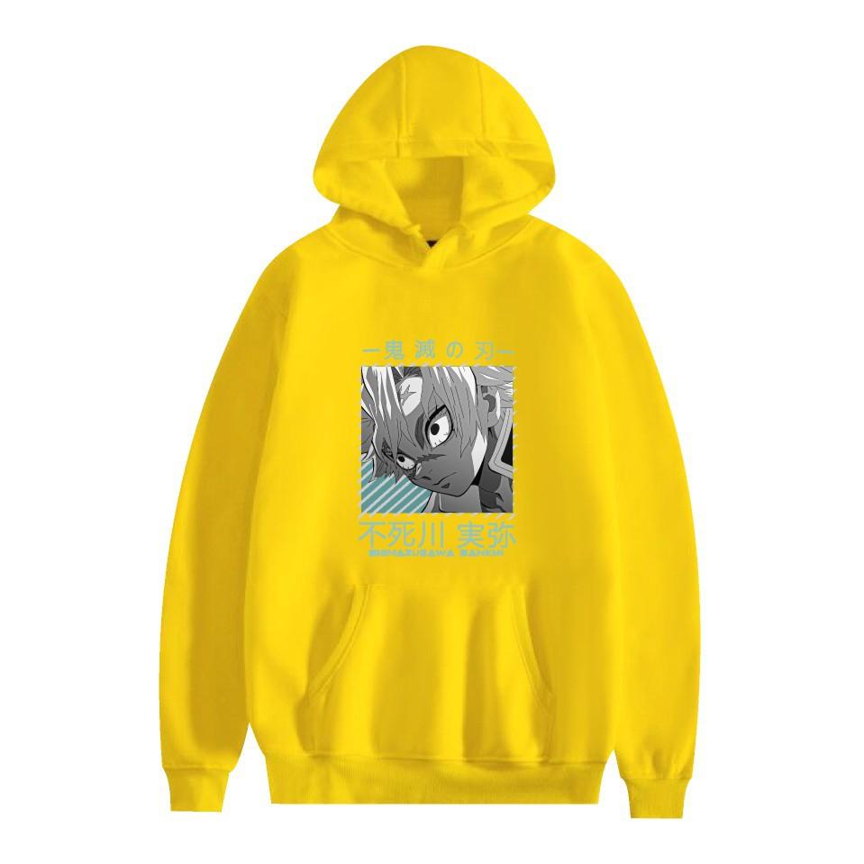 Demon Slayer Mens Casual Hoodie Sweatshirt CARTOON Hoodie Pullover Unisex Oversized Sweatshirt